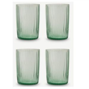 BITZ - Kusintha - Waterglas 0,28l s/4 Green