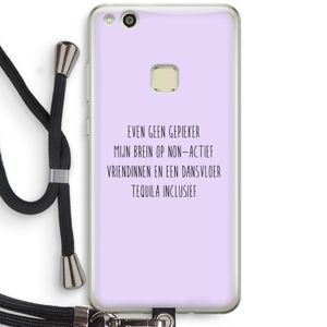 Tequila: Huawei Ascend P10 Lite Transparant Hoesje met koord