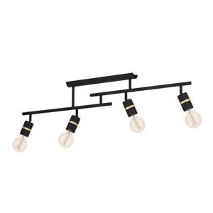 EGLO Lurone Plafondlamp - E27 - 100 cm - Zwart|Koper