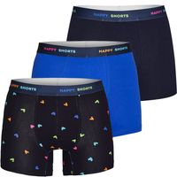 Happy Shorts Happy Shorts 3-Pack Boxershorts Heren Gekleurde Hartjes