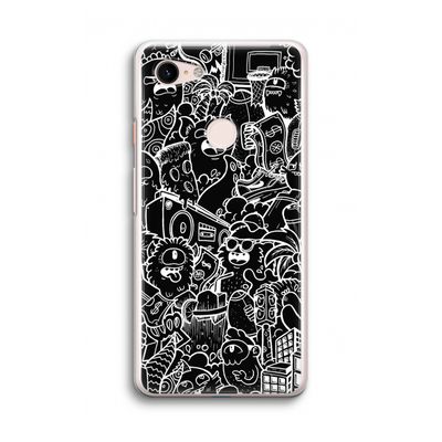 Vexx Black City : Google Pixel 3 Transparant Hoesje