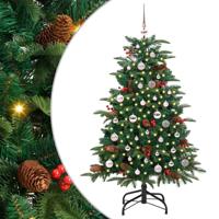 VidaXL Kunstkerstboom groen 150 cm pvc en metaal en plastic