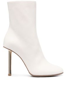 Le Silla bottines Karlie 100 mm en cuir - Blanc