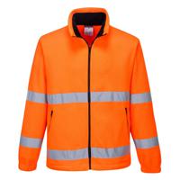 Reflecterende jas fleece oranje - XL - thumbnail