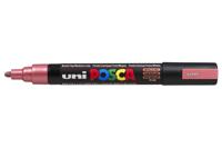 Paintmarker uni posca pc5m m metallic rood
