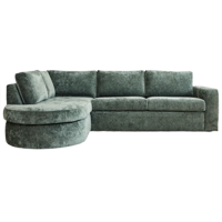 MySofa Alma | Green | Divan Links + 2,5 zits