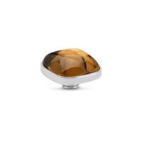 Melano Vivid Bulb Square Steentje Champagne Zilver