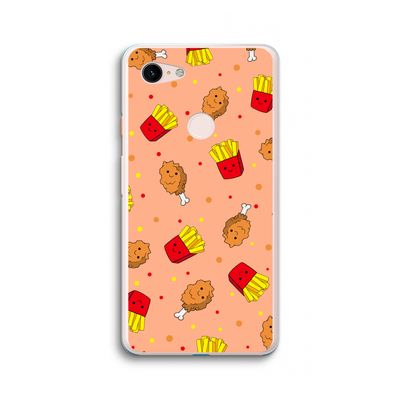 Chicken 'n Fries: Google Pixel 3 XL Transparant Hoesje