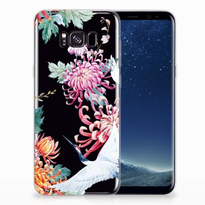 Samsung Galaxy S8 Plus | TPU Hoesje | Bird Flowers