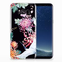 Samsung Galaxy S8 Plus | TPU Hoesje | Bird Flowers