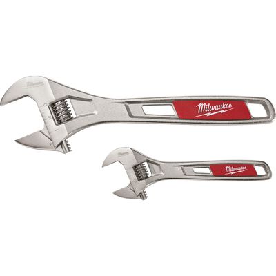 Milwaukee Accessoires Engelse sleutel Twin Pack 150/250mm -2pc - 48227400 Milwaukee Accessoires Engelse sleutel Twin Pack 150/250mm -2pc - 48227400
