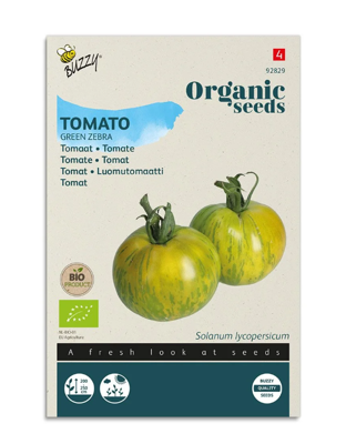 Seeds tomaat green zebra 0.1 gram - Buzzy