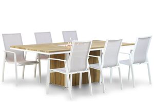 Lifestyle Ultimate/Seaside 220 cm dining tuinset 7-delig