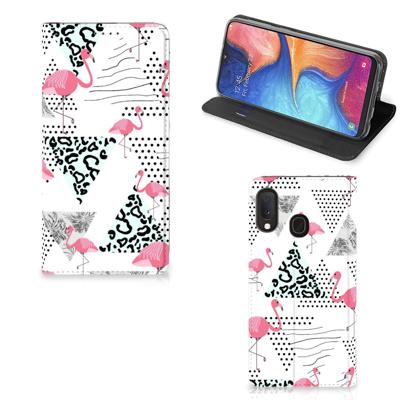 Samsung Galaxy A20e | Hoesje maken | Flamingo Triangle