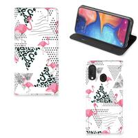 Samsung Galaxy A20e | Hoesje maken | Flamingo Triangle