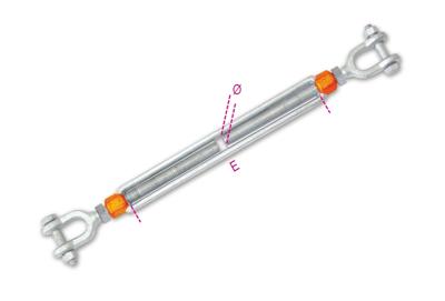 Beta 8109-K 1/2X9-Spanschroeven Met 2 Gaffels - 081099012