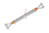 Beta 8109-K 3/8X6-Spanschroeven Met 2 Gaffels - 081099010