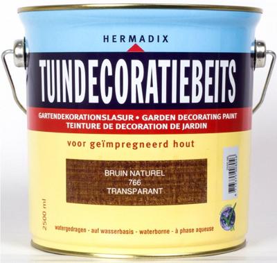 Tuindecoratiebeits 766 bruin 2500 ml - Hermadix