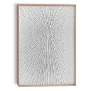 Reinders - Beams White - Craft Art Schilderij 40x30cm Hout