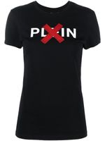 Philipp Plein t-shirt à logo imprimé - Noir