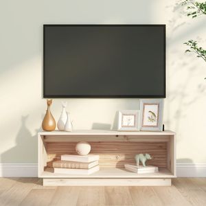 Tv-meubel 90x35x35 cm massief grenenhout