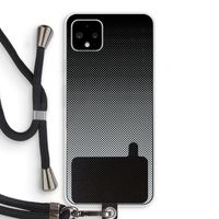 Musketon Halftone: Pixel 4 XL Transparant Hoesje met koord