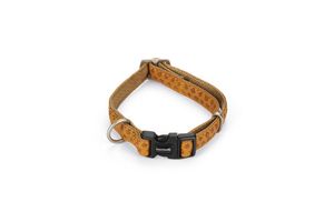 Beeztees 744730 Bruin Kunstleer, Nylon Hond Standaard halsband