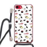 Sushi time: iPhone SE 2020 Transparant Hoesje met koord