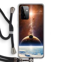 Omicron 2019: Samsung Galaxy A72 5G Transparant Hoesje met koord