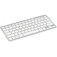 R-Go Tools R-Go Compact Toetsenbord, QWERTY (US), wit, bedraad - thumbnail