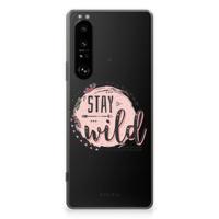 Sony Xperia 1 III Telefoonhoesje met Naam Boho Stay Wild