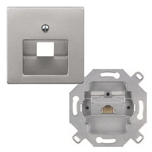 Merten UAE aansluiting 1-voudig aluminium