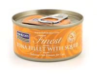 FISH4CATS Tuna fillet with squid - nat kattenvoer - 70g