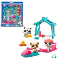 Themapakket met 3 huisdieren - BANDAI - Littlest Pet Shop Snow - Dieren en accessoires