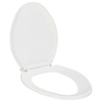 VidaXL Toiletbril soft-close met quick-release ontwerp wit