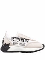 DSQUARED2 baskets à logo imprimé - Blanc - thumbnail