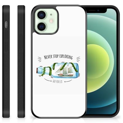 iPhone 12 Mini | Bumper Hoesje | Boho Bottle