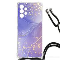 Back Cover voor Samsung Galaxy A13 4G Watercolor Paars