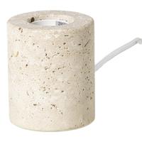 Lampvoet marmer Ahmed - beige - ø8x9.5 cm Lampvoet marmer Ahmed - beige - ø8x9.5 cm