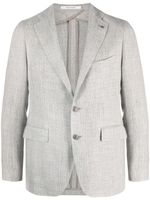 Tagliatore blazer boutonné à détail de broche - Gris