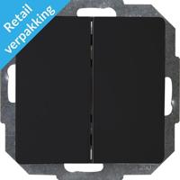 Enzo Kopp paris mat zwart serieschakelaar + wip - 4625220