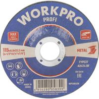 WorkPro WP406428 Schuurschijf Diameter 115 mm 5 stuk(s)