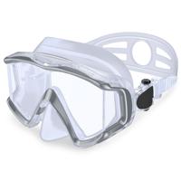 DM600 silica gel duiken masker Zwemmen goggles duikuitrusting voor volwassenen (wit)