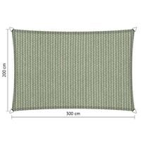 Shadow Comfort rechthoek 2x3m Moonstone green