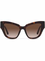 Dolce & Gabbana Eyewear lunettes de soleil DG Crossed - Marron - thumbnail