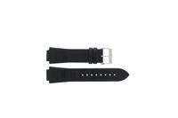 Horlogeband Tissot T1053091612600A / T600040833 Leder Zwart 15mm