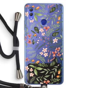 Sweet little flowers: Honor Note 10 Transparant Hoesje met koord