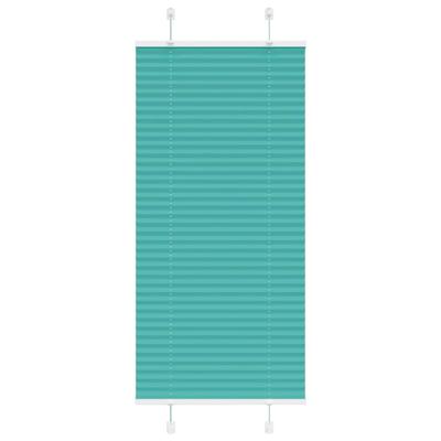 Pliss rolgordijn 55x150 cm stofbreedte 54,4 cm petrol groen