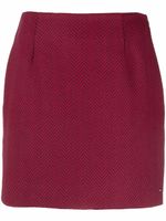 Tommy Hilfiger minijupe à chevrons - Rouge