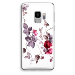 Mooie bloemen: Samsung Galaxy S9 Transparant Hoesje